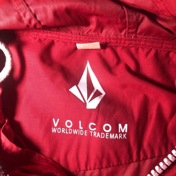 Red Volcom Windbreaker lightweight (L) - Picture 5 of 5